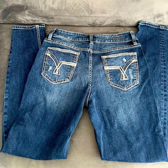 Vigoss Boyfriend Stretch Jeans - Picture 1 of 8